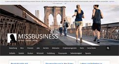 Desktop Screenshot of missbusiness.de